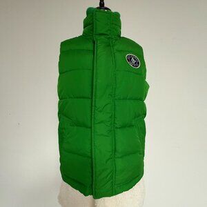 Abercrombie & Fitch Men's Puffer Vest In Green Size M